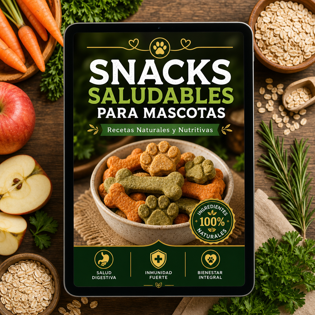 Snacks saludables para mascotas